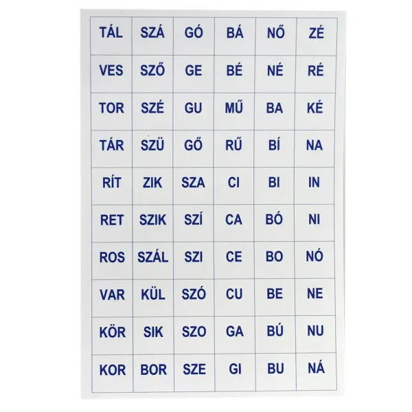 Set di 4 fogli con ritagli di lettere immagine 1