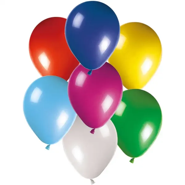 Set di 50 palloncini gonfiabili colorati immagine 1