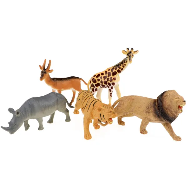 Set di 6 figure di animali selvatici Animal World immagine 2