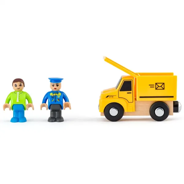 Set di 8 veicoli da lavoro con figura - Woodyland immagine 3