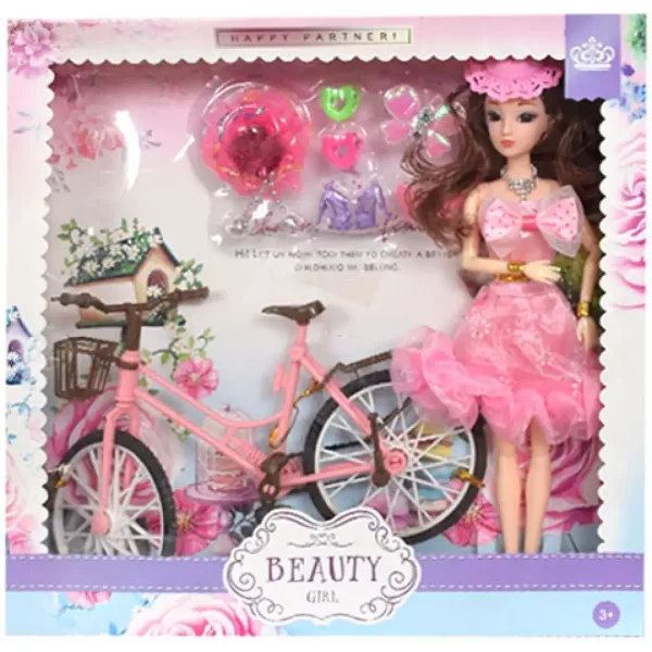 Set di bambole alla moda Beauty Girl Best Friends con accessori immagine 2