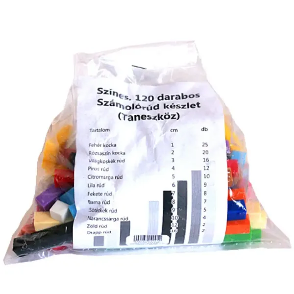 Set di bastoncini colorati per contare 120 pezzi immagine 1
