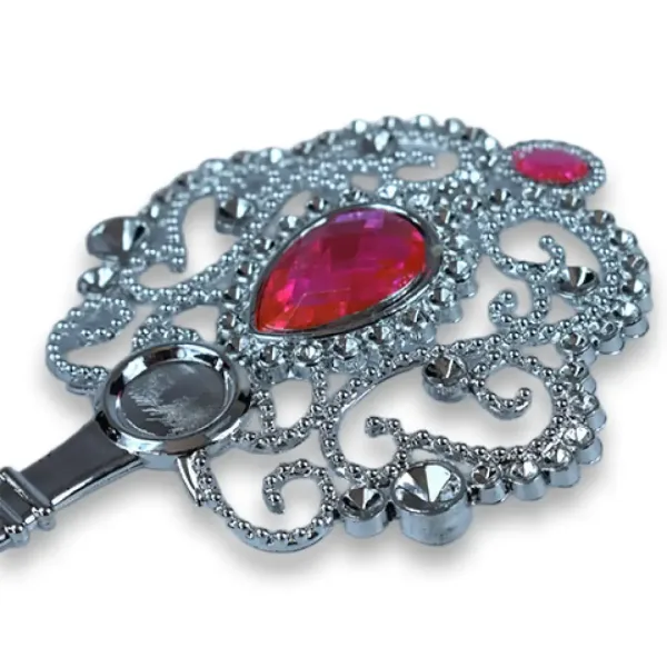 Set di bellezza da principessa con tiara, collana e bacchetta magica immagine 6