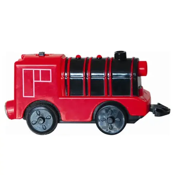Set di binari ferroviari a forma di 8 in legno immagine 2