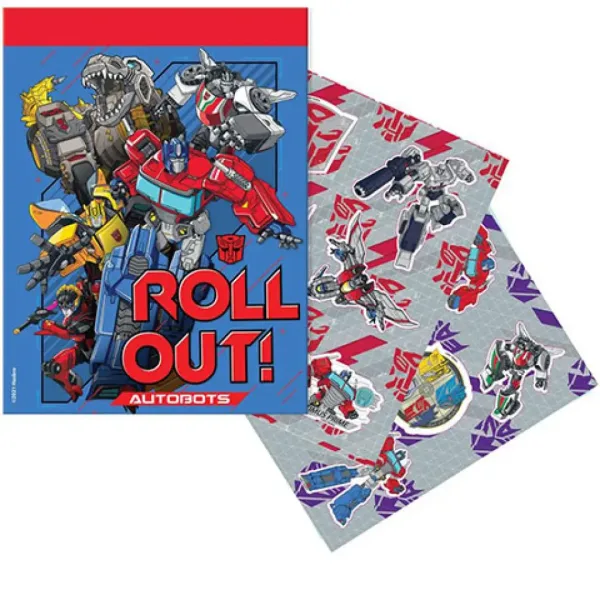 Set di colorazione Transformers 54x27cm immagine 3