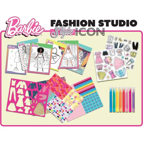 Set di colorazione e vestizione Barbie Style Icon - Lisciani immagine 2