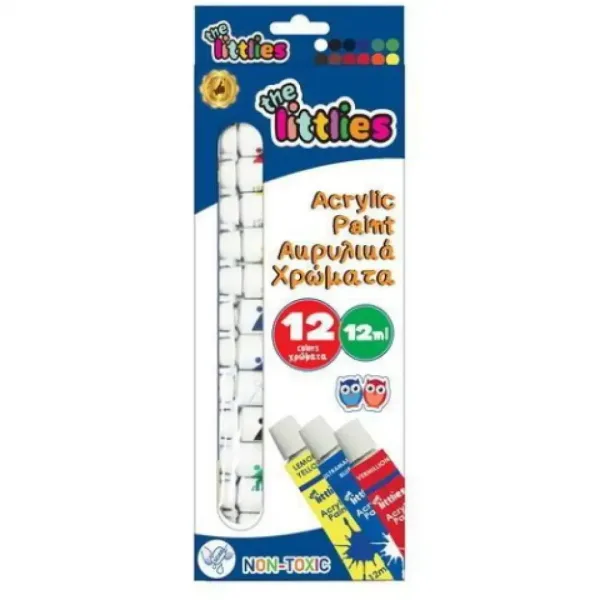 Set di colori acrilici 12ml 12 pezzi immagine 1