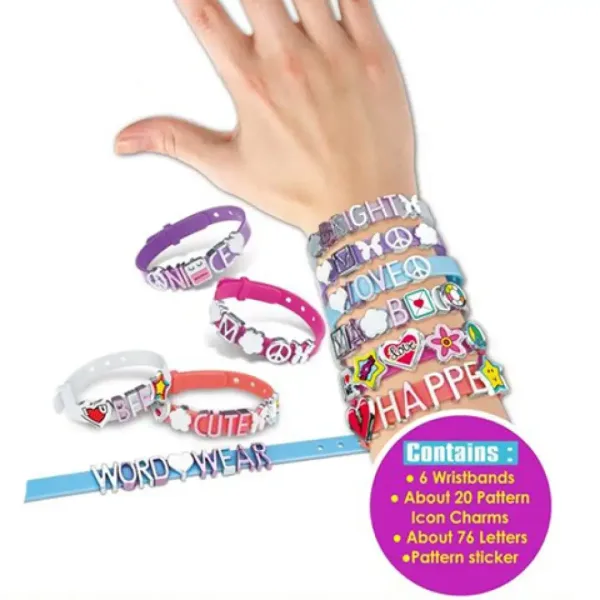 Set di creazione di braccialetti Girls Creator con perline con lettere immagine 2
