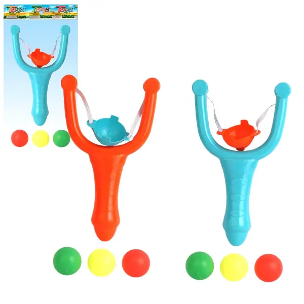 Set di fionde colorate in plastica in due varianti, 12 cm, 1 pezzo immagine 1