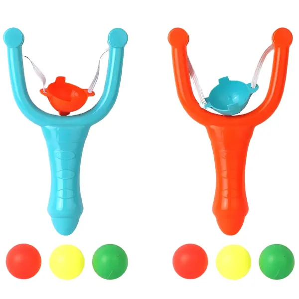 Set di fionde colorate in plastica in due varianti, 12 cm, 1 pezzo immagine 2