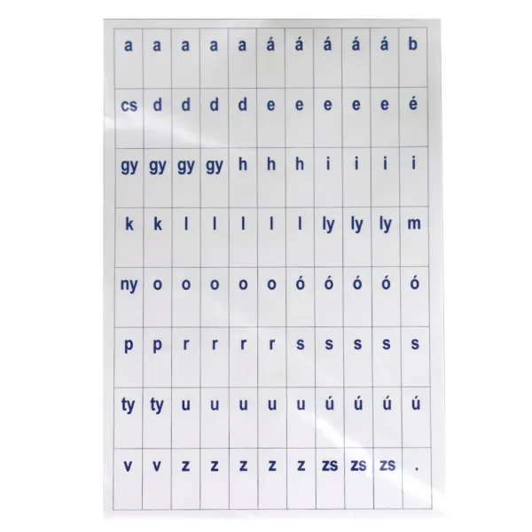 Set di fogli ritagliati a forma di lettere, 2 fogli immagine 1