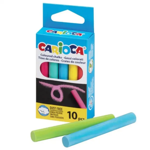 Set di gessetti colorati da 10+ pezzi - Carioca immagine 1