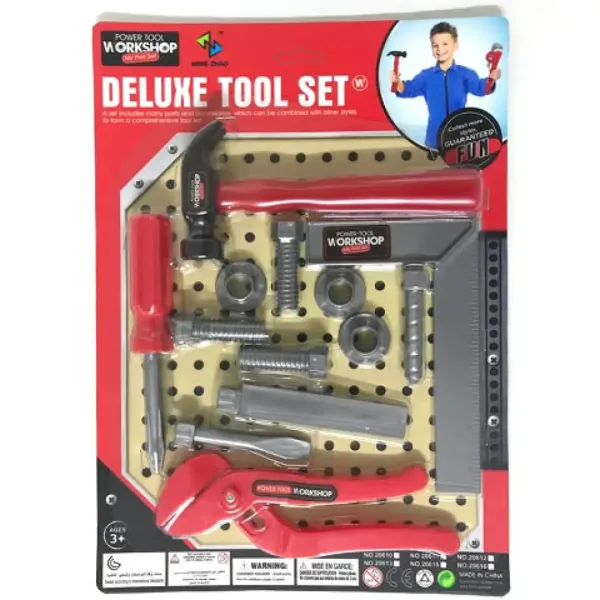 Set di giocattoli con attrezzi da bricolage Workshop Deluxe immagine 1