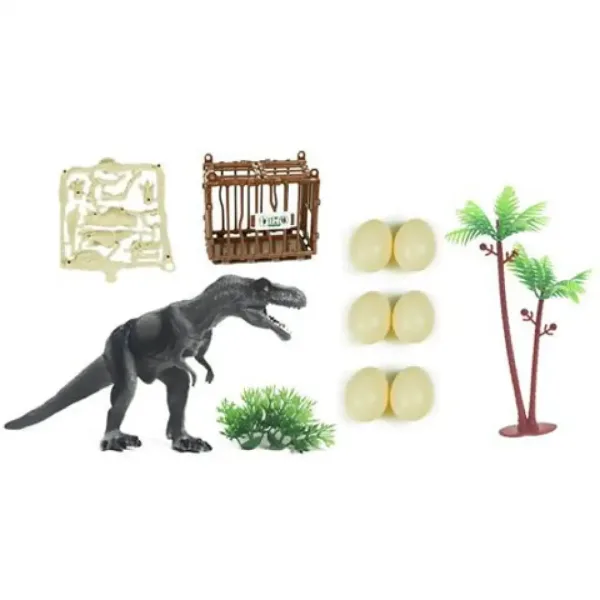 Set di giochi di dinosauri con vari accessori immagine 3