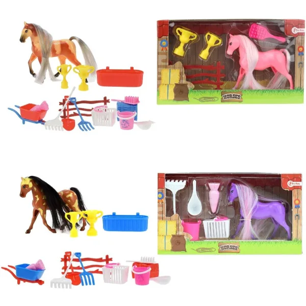 Set di gioco con pony e accessori, con trofei, disponibile in diverse varianti, 1 pezzo immagine 3