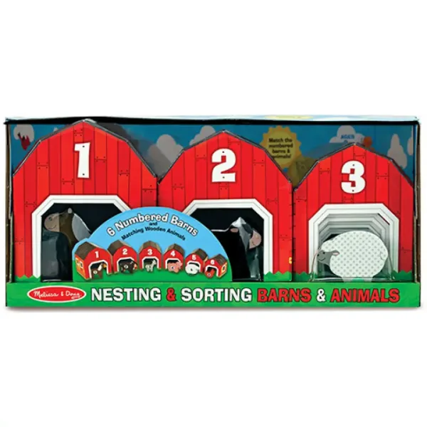 Set di gioco creativo con stalla per fattoria - Melissa & Doug immagine 1
