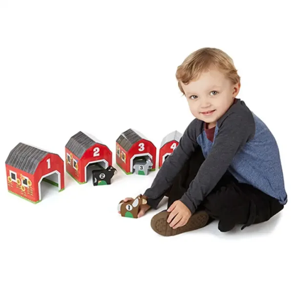 Set di gioco creativo con stalla per fattoria - Melissa & Doug immagine 3