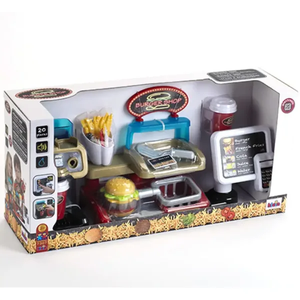Set di gioco ristorante Burger Shop immagine 1