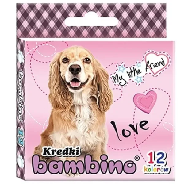 Set di pastelli a cera colorati My Little Friend da 12 pezzi immagine 1
