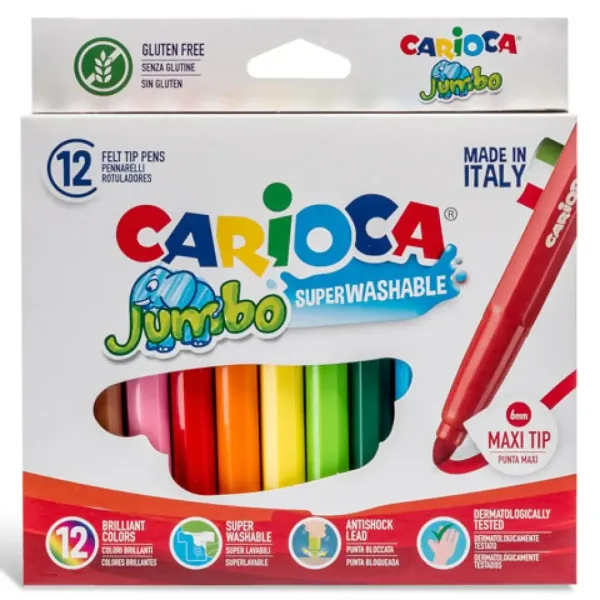 Set di pennarelli Jumbo 12 pezzi - Carioca immagine 2