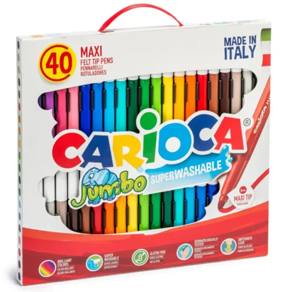 Set di pennarelli Jumbo 40 pezzi - Carioca immagine 2