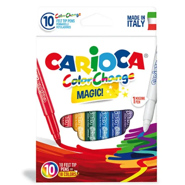 Set di pennarelli cambia colore 9+1 pezzi - Carioca immagine 1