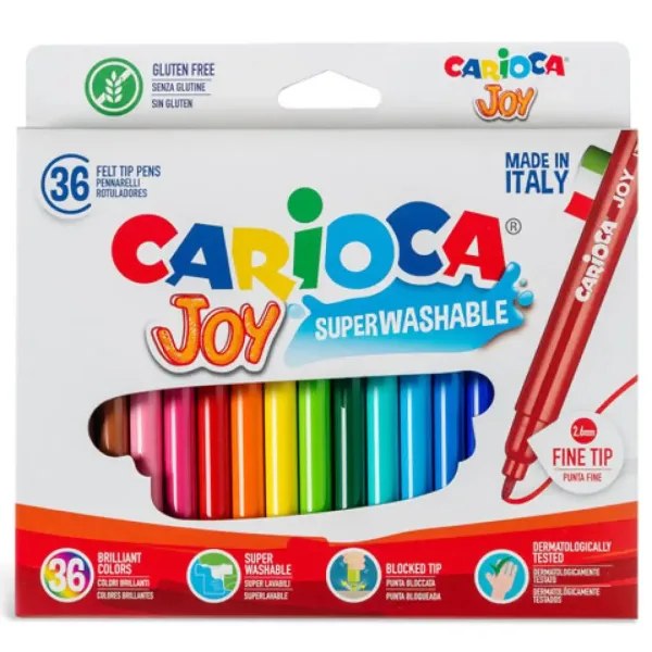 Set di pennarelli lavabili 36 pezzi - Carioca immagine 2