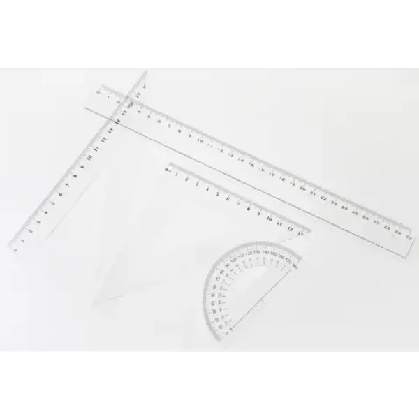 Set di righelli 4 pezzi immagine 2