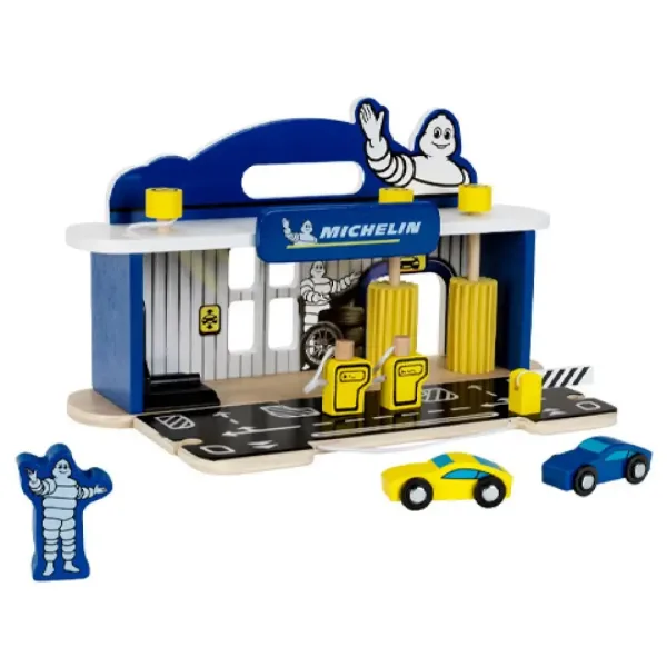 Set di servizio Michelin in legno con accessori immagine 2