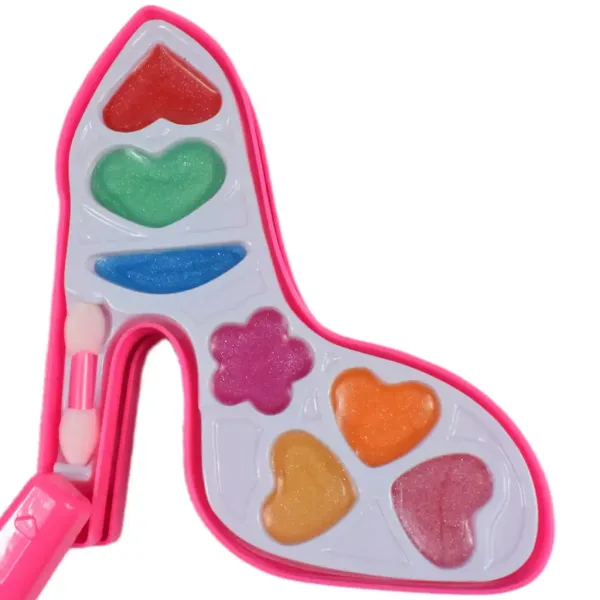 Set di trucco: Set di palette di trucco a due livelli a forma di tacco alto immagine 4