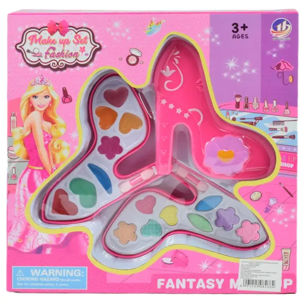 Set di trucco: Set di palette di trucco a due livelli a forma di tacco alto immagine 6