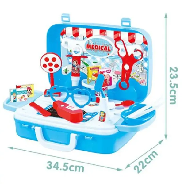 Set medico in valigetta con accessori immagine 2