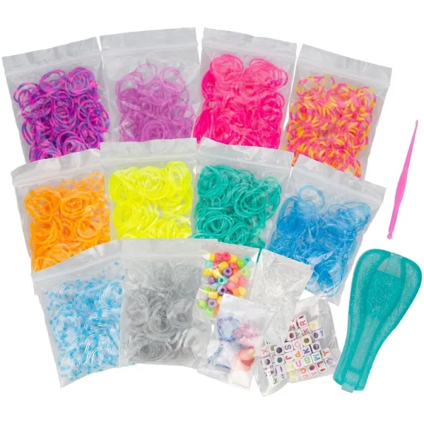 Set per la creazione di braccialetti in gomma iLY in bustina immagine 2