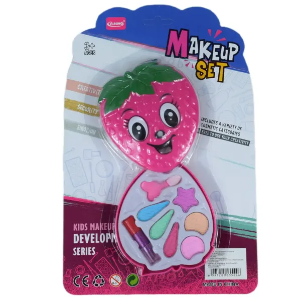 Set trucco: Palette di trucco alla fragola con rossetto immagine 4