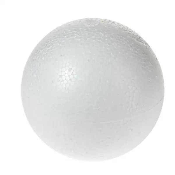Sfera decorabile in polistirolo 10cm 1 pezzo immagine 1