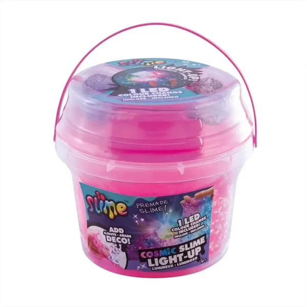 Slime cosmico luminoso con LED in secchio disponibile in diverse varianti immagine 2