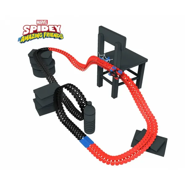 Smoby Spidey FleXtreme Miles Morales pista da corsa set - Simba Toys immagine 2