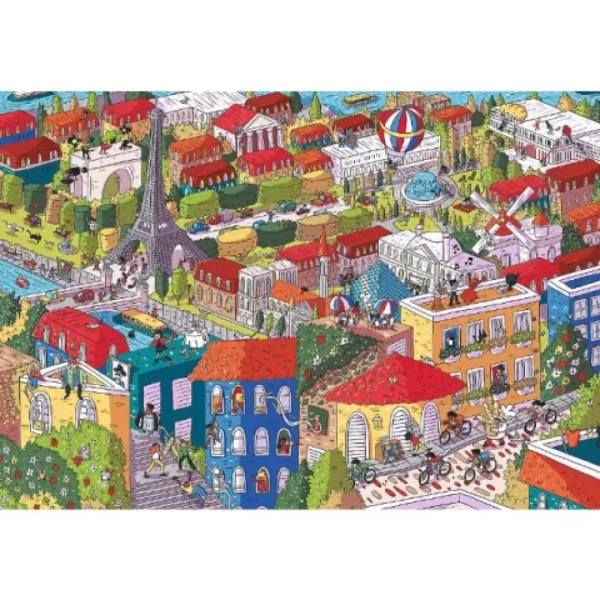 Sneaky Peekers: Parigi UFT puzzle da 1000 pezzi - Trefl immagine 2