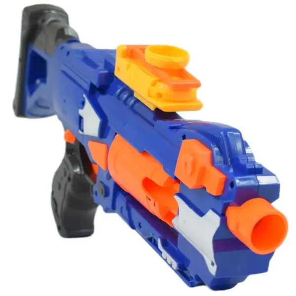 Soft Bullet Gun: Pistola manuale a tamburo con proiettili in spugna 44cm immagine 3
