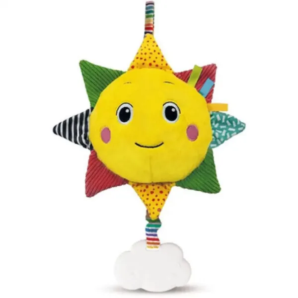 Sole di peluche morbido e musicale a carica - Clementoni baby immagine 2
