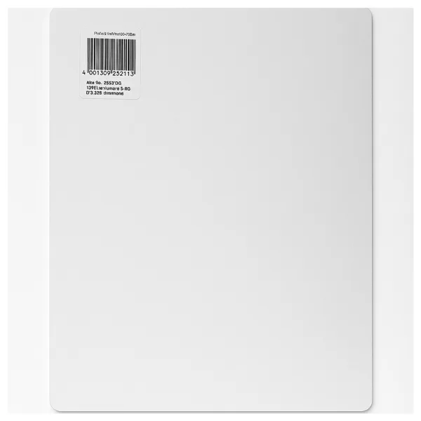 Sottopiatto per quaderni in PVC colore bianco formato A4 immagine 1