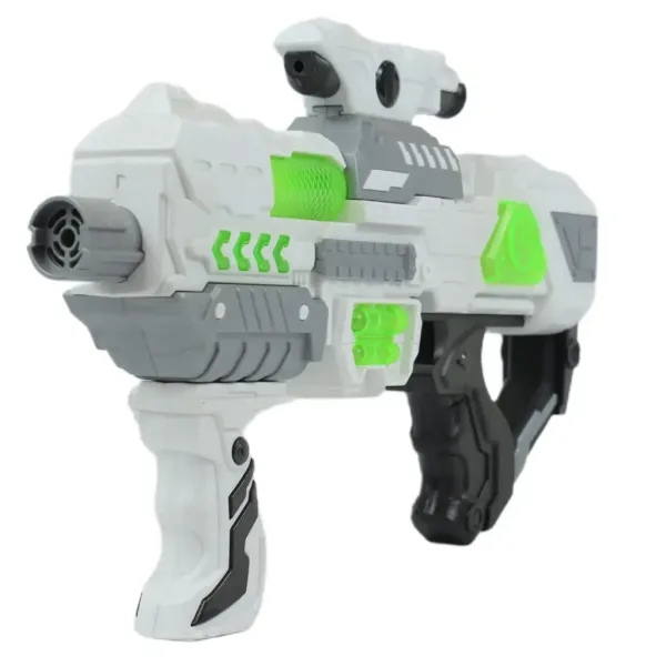 Space Series: Arma spaziale con luce e suono, supporto e mirino 40cm immagine 3