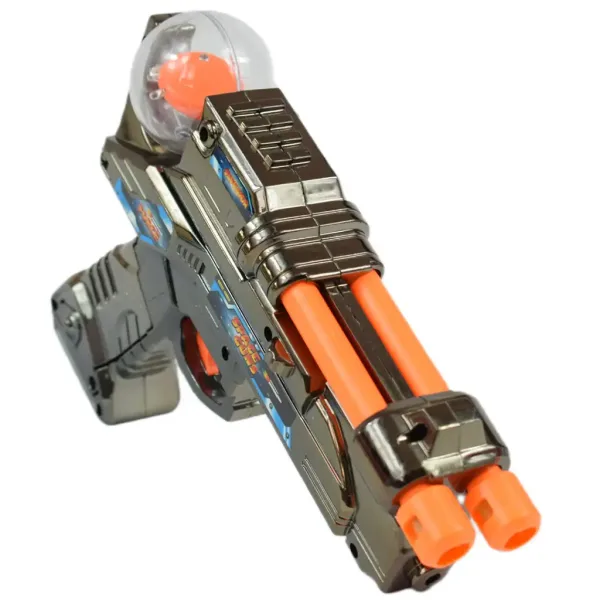 Space Warrior: Pistola spaziale elettrica in metallo con luci e suoni 24cm immagine 3
