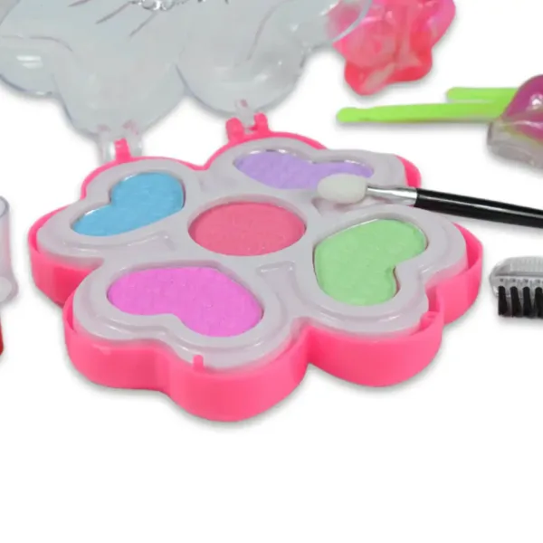 Sparkle Beauty Girl: Set di trucco con lucidalabbra e palette di trucco immagine 3
