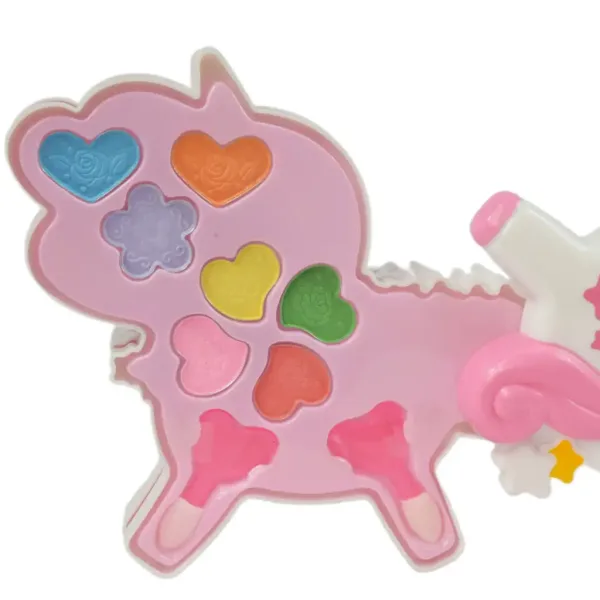 Sparkle & Glitter: Set di palette trucco a tre livelli con unicorno immagine 3