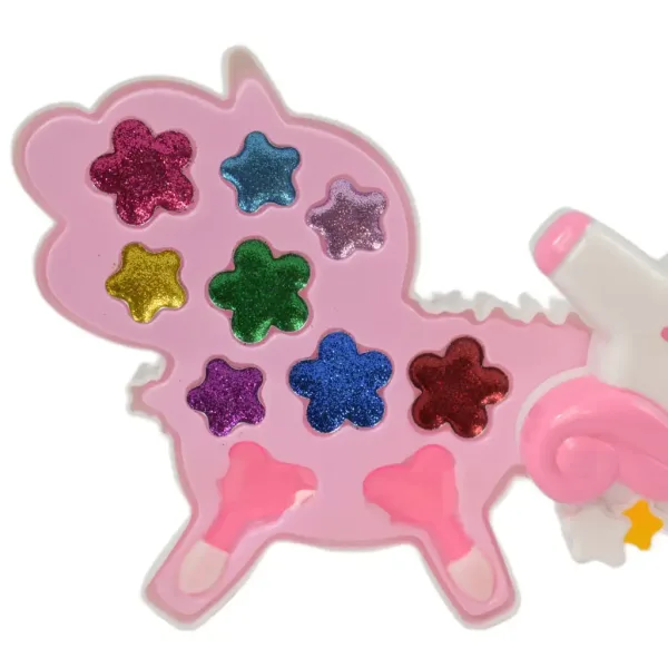 Sparkle & Glitter: Set di palette trucco a tre livelli con unicorno immagine 4