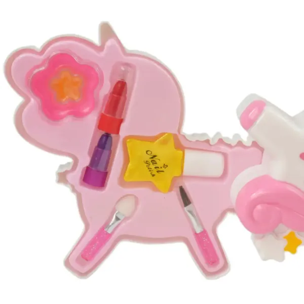Sparkle & Glitter: Set di palette trucco a tre livelli con unicorno immagine 5