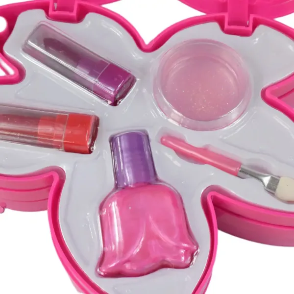Sparkle & Glitter: Set di trucco a tre livelli a forma di foglia con specchio immagine 4