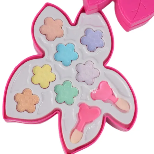 Sparkle & Glitter: Set di trucco a tre livelli a forma di foglia con specchio immagine 5