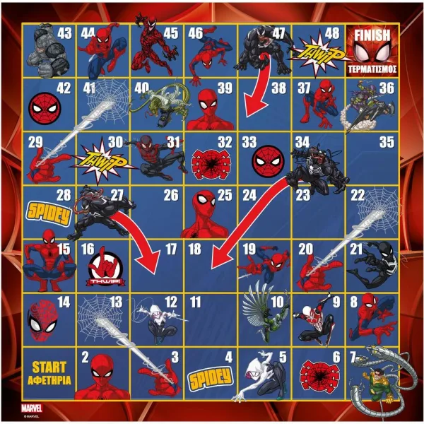 Spider-Man: Gioco da tavolo Serpenti e Scale immagine 2
